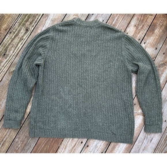 Eddie Bauer Men's Cotton Henley Half Button Pullover Sweater Tall - Picture 4 of 4